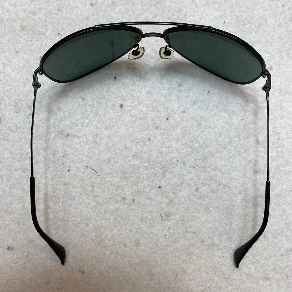 Ray-Ban RB 3293 006/71 Sunglasses Mens Black Aviator Metal Frame 63-13-125